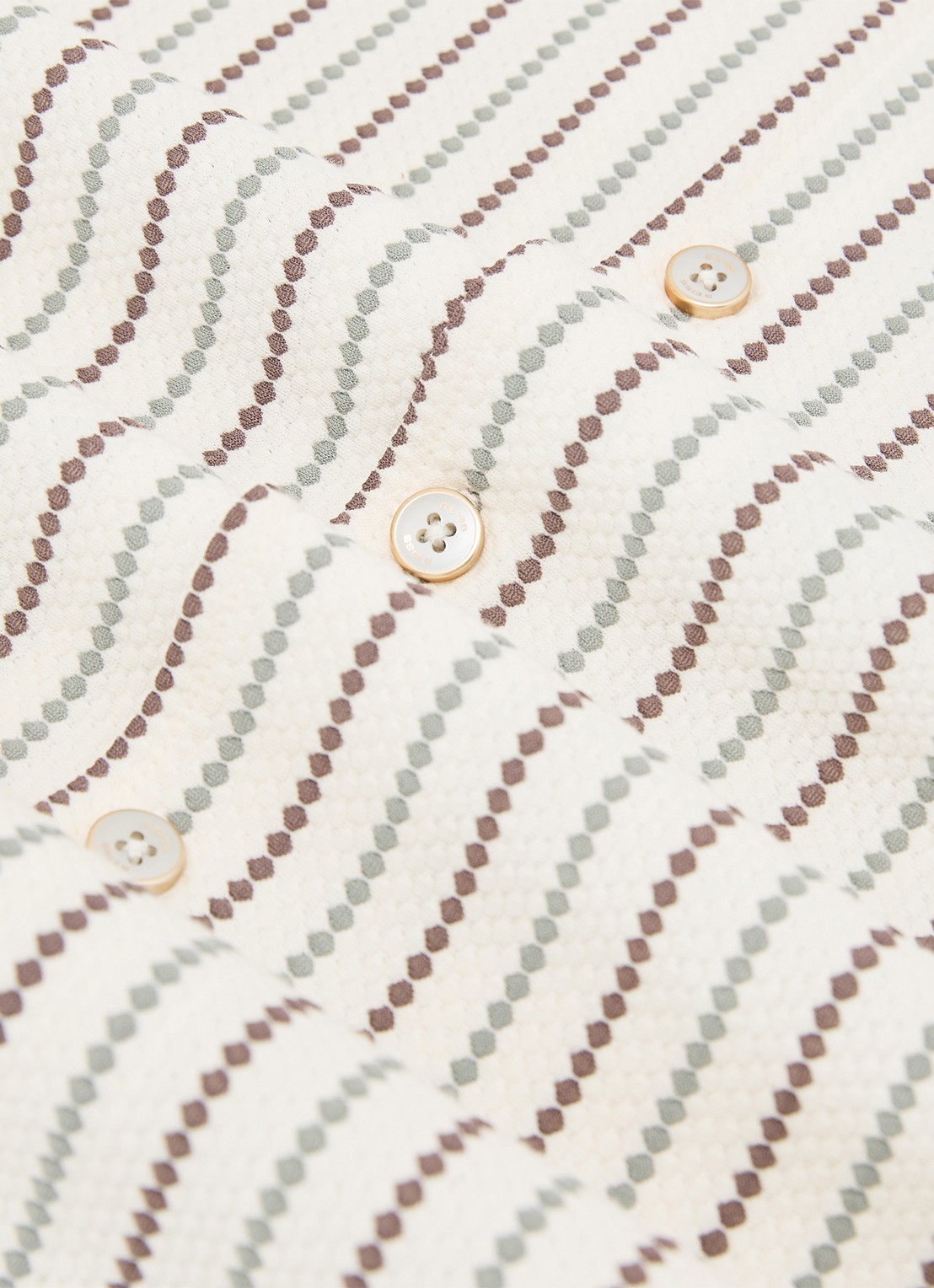 Reiss Percy overhemd met streepprint - detail 7 groen