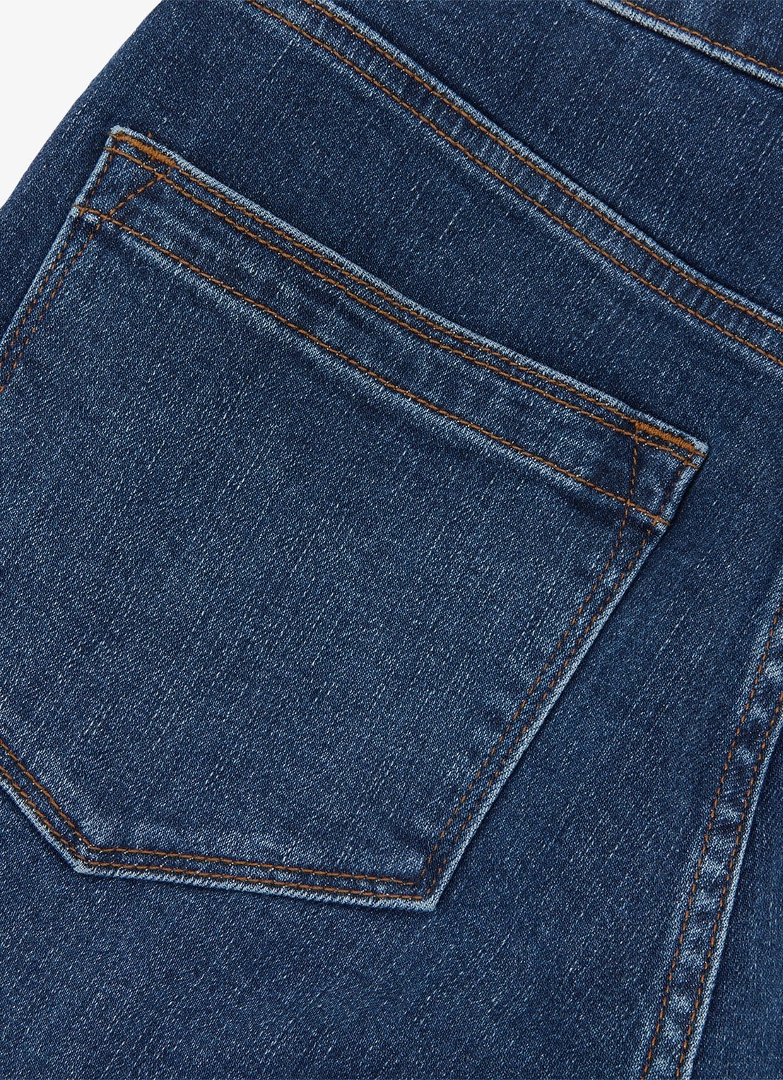 Reiss Petite Isabel high waist skinny fit jeans met medium wassing - detail 4 indigo