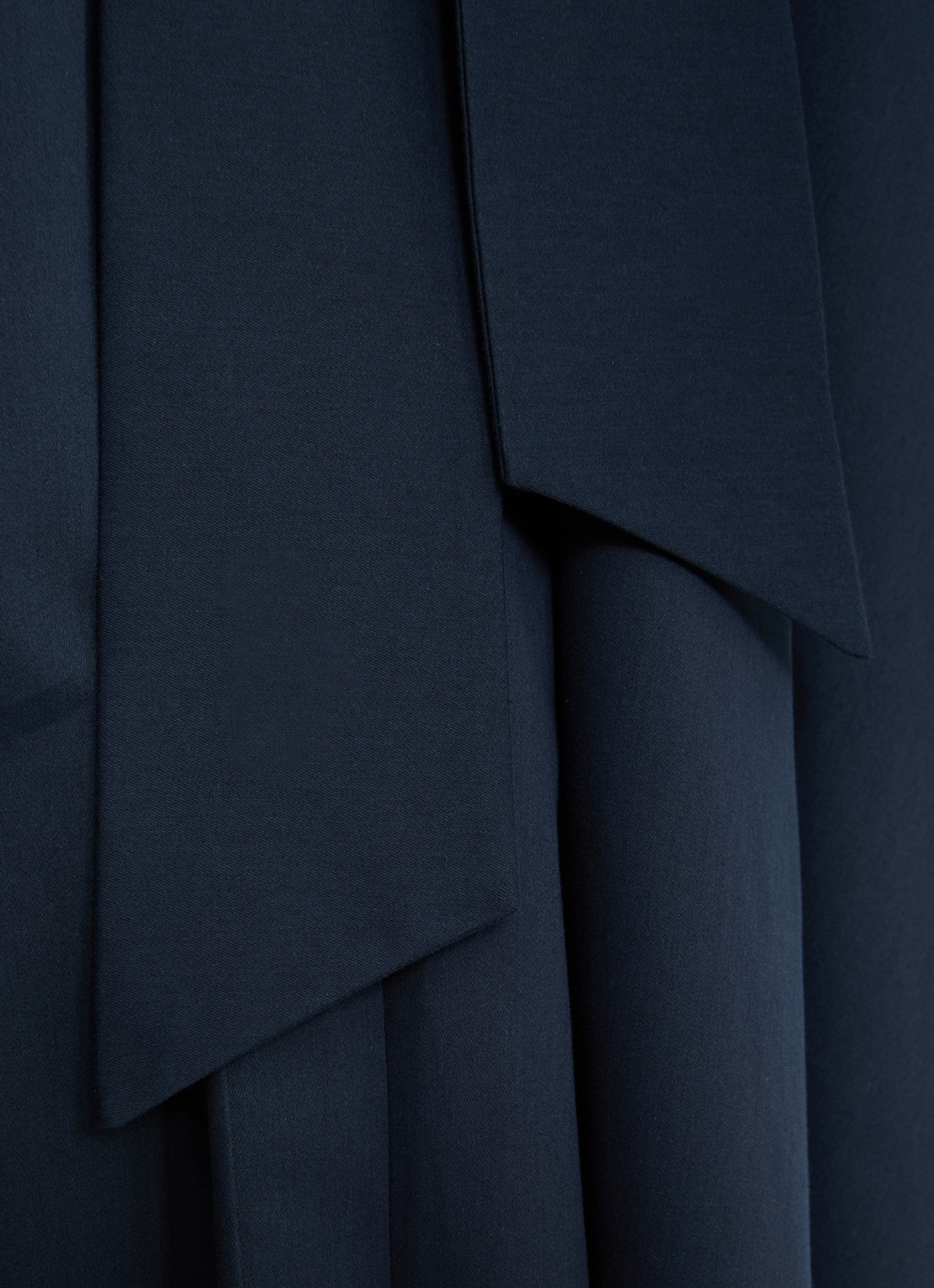 Reiss Petite Simone maxi rok met split - detail 3 donkerblauw