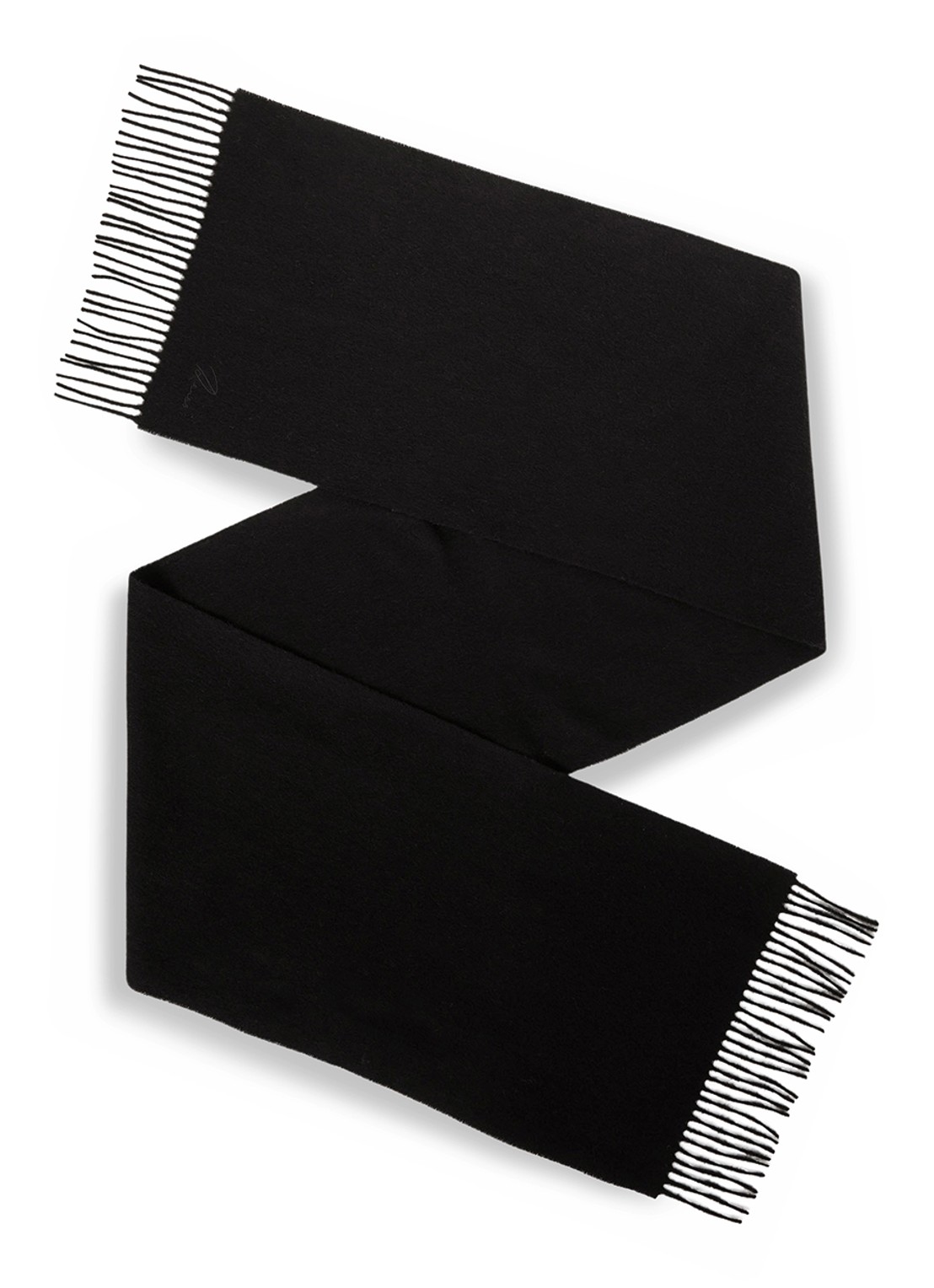 Reiss Picton sjaal in kasjmierblend 180 x 31 cm - detail 3 black / zwart
