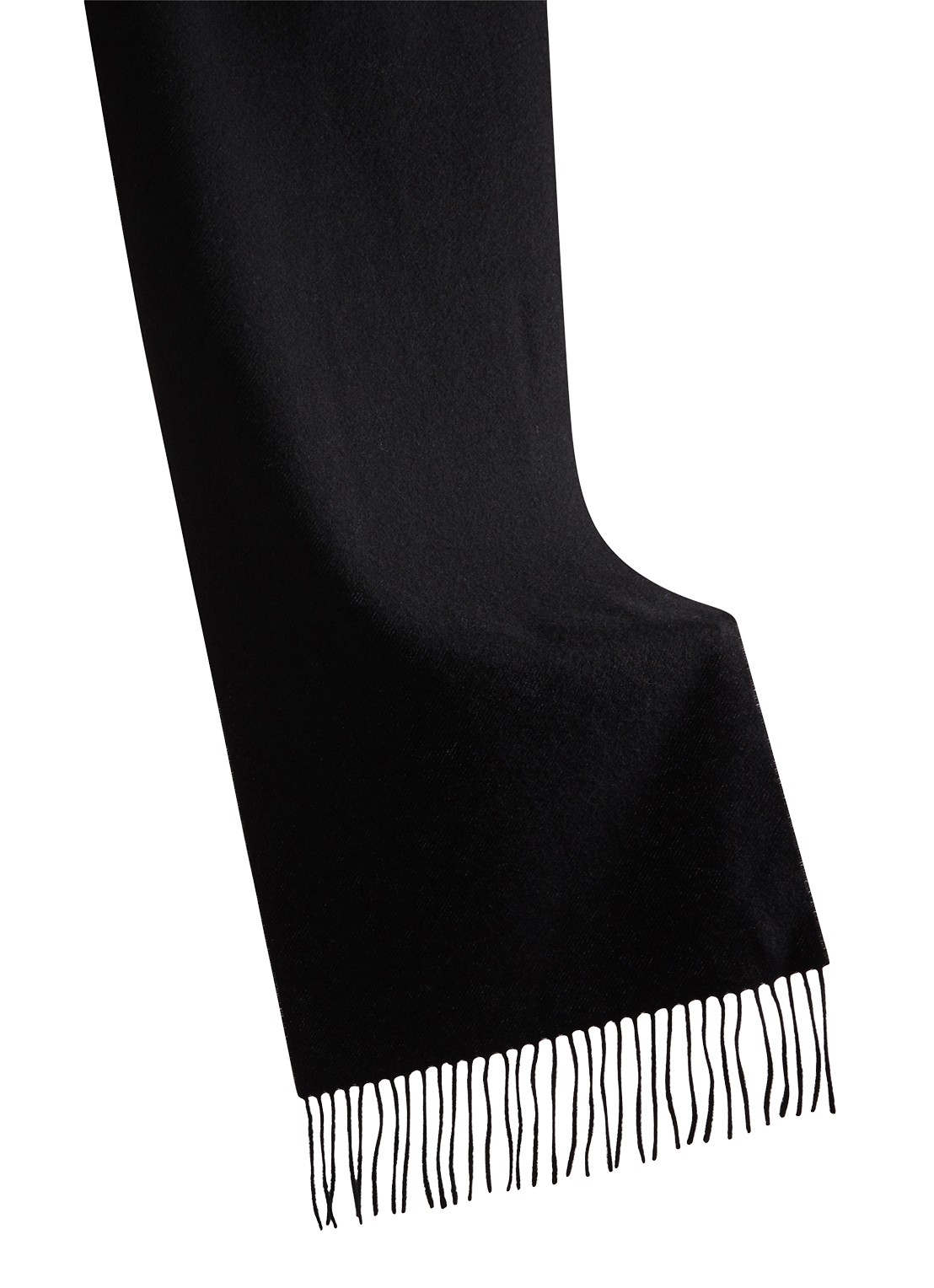 Reiss Picton sjaal in kasjmierblend 180 x 31 cm - detail 5 black / zwart