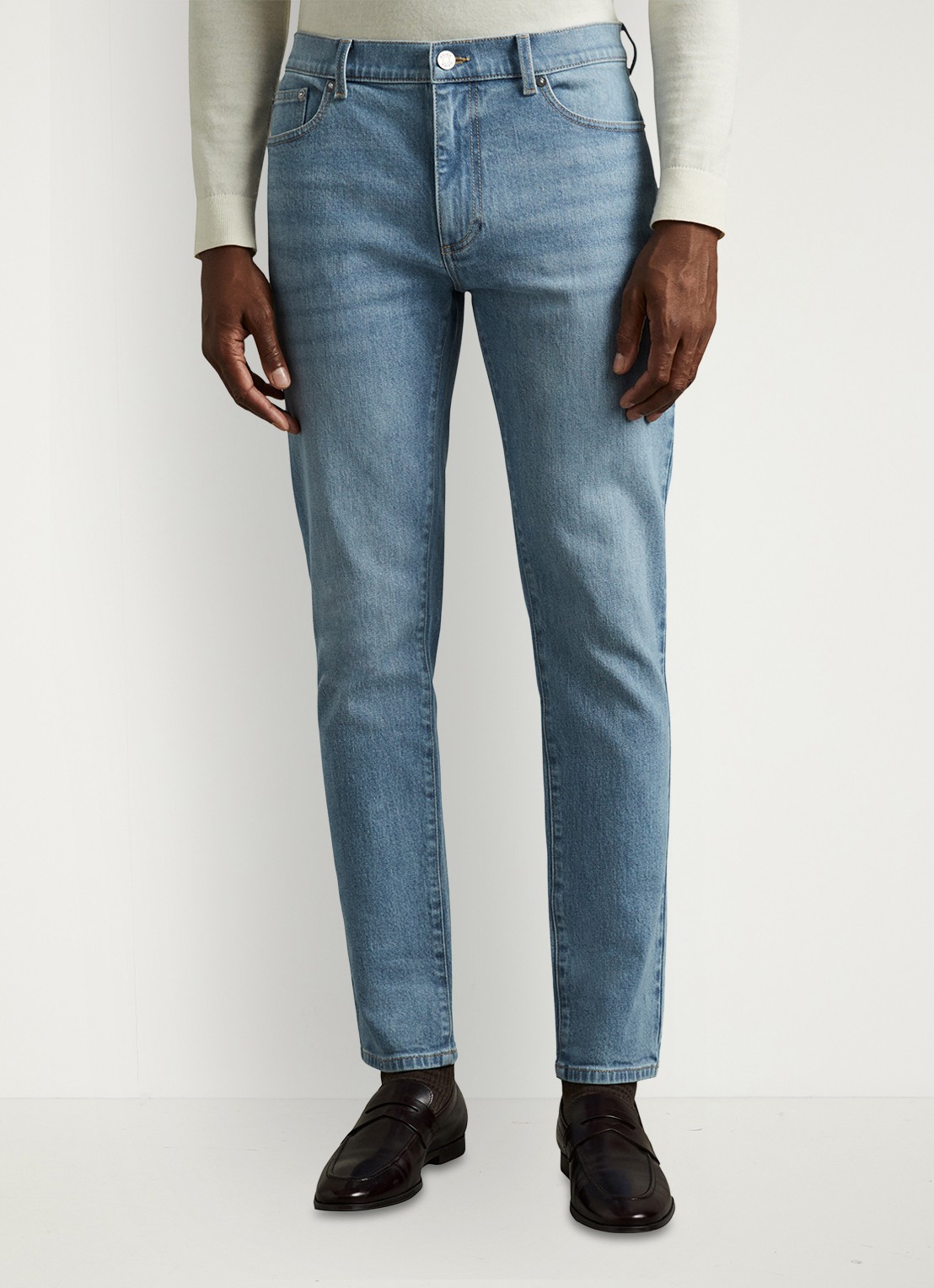 Reiss Picton slim fit jeans met stretch - detail 4 indigo