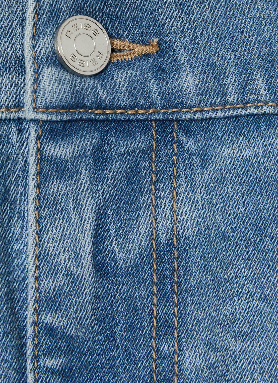 Reiss Picton slim fit jeans met stretch - detail 5 indigo