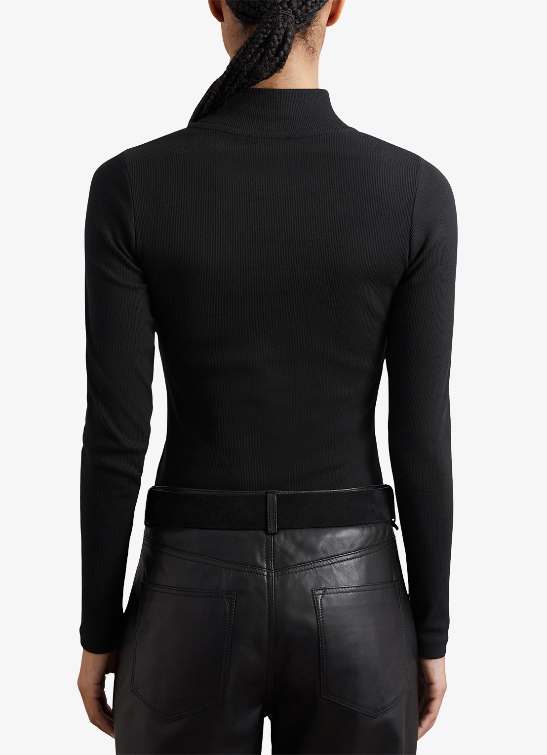 Reiss Polly longsleeve met stretch - achterkant 3 zwart