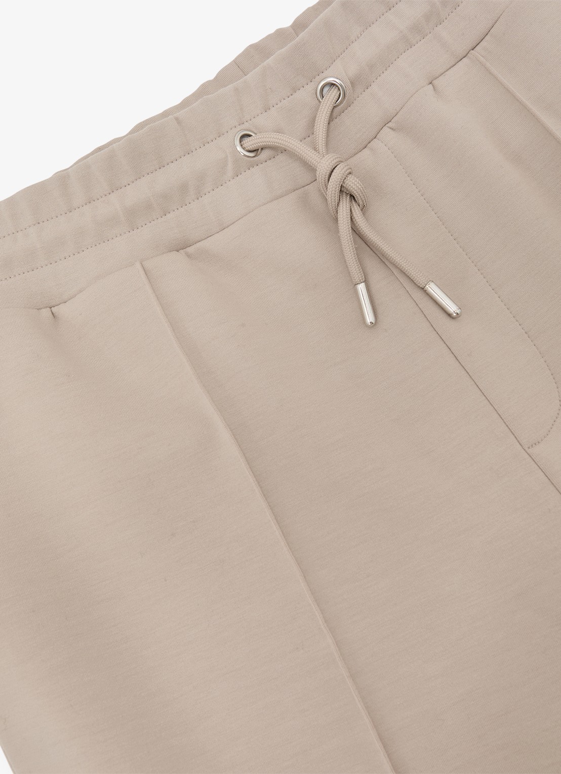 Reiss Premier Premium tapered fit joggingsbroek met steekzakken - detail 6 beige