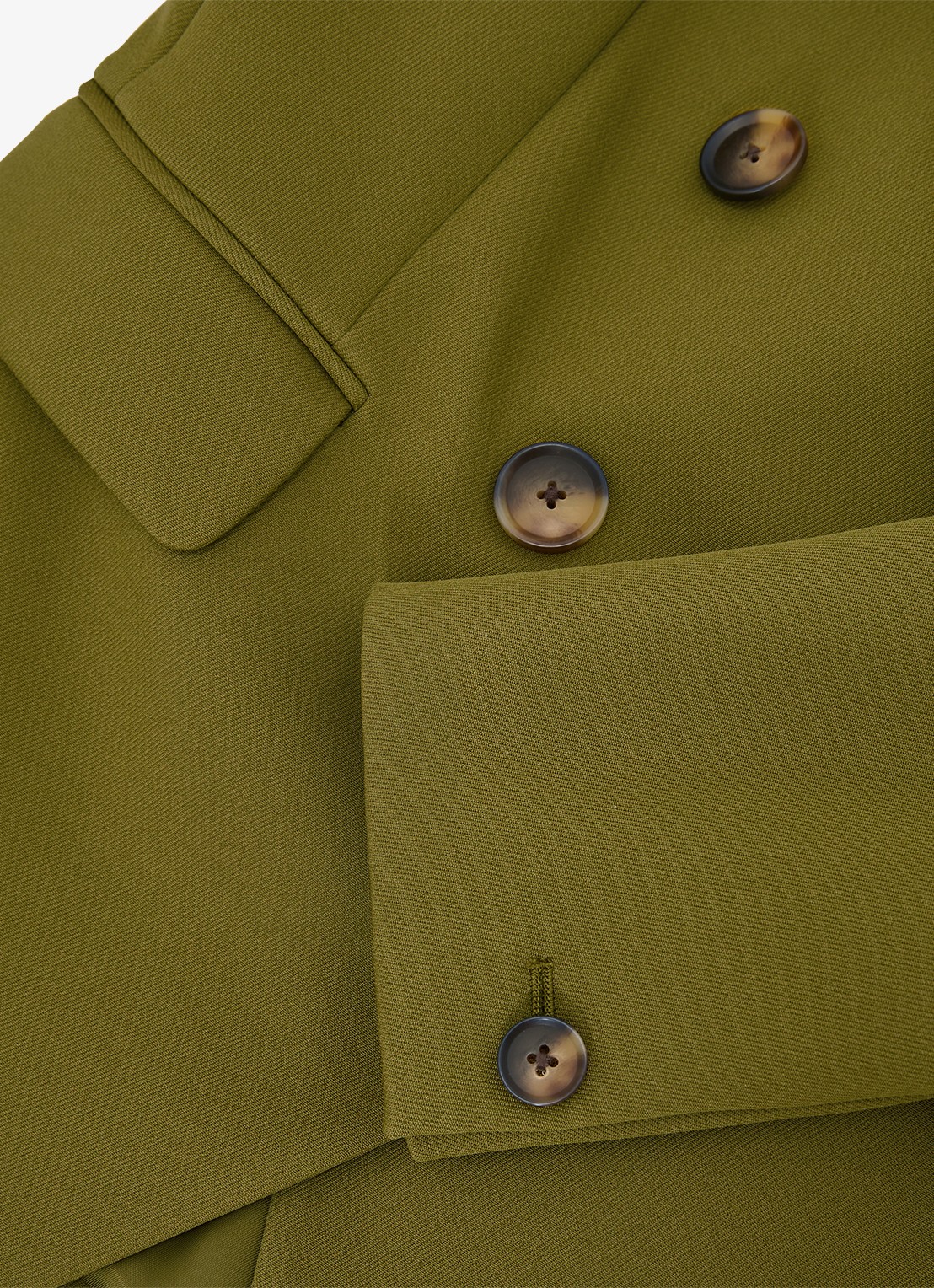 Reiss Priya double-breasted blazer met klepzakken - detail 7 groen