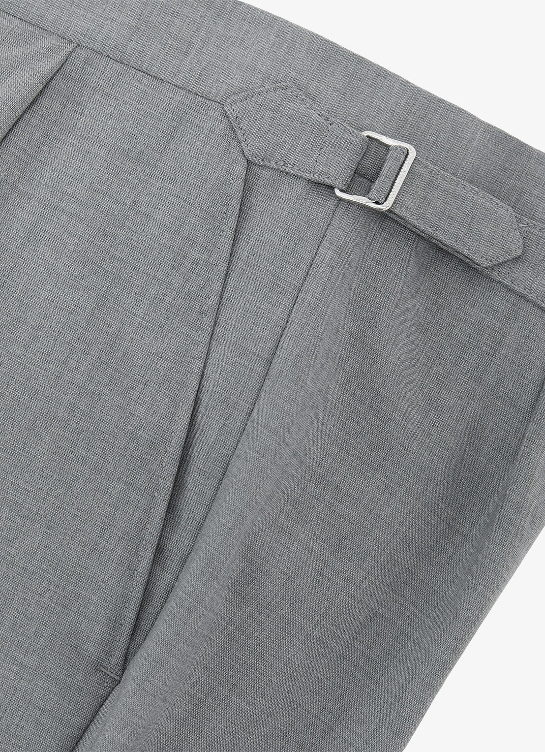 Reiss Promise Adjuster pantalon in wolblend met steekzakken - detail 7 lichtgrijs