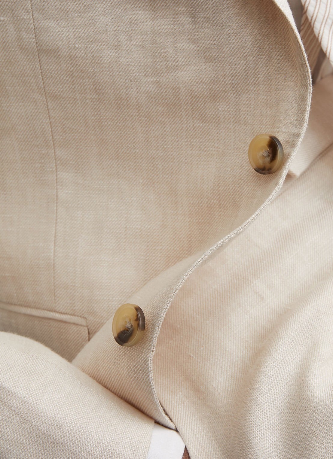 Reiss Regular fit colbert met steekzakken - detail 5 stone / beige