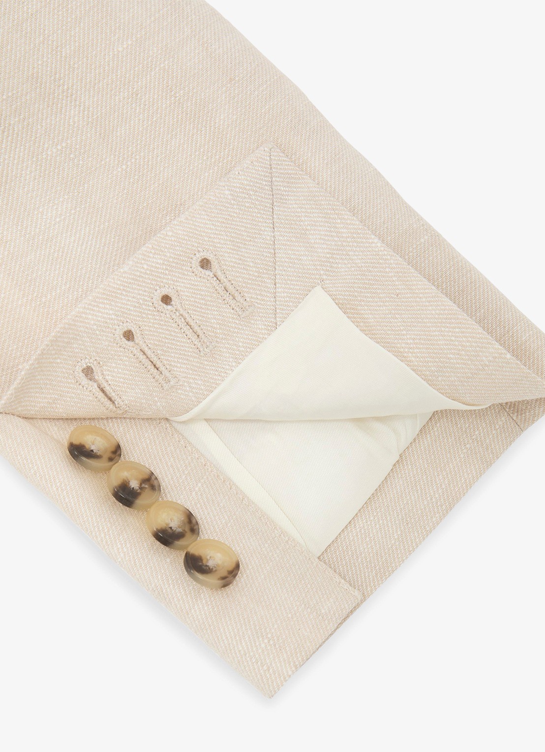Reiss Regular fit colbert met steekzakken - detail 7 stone / beige