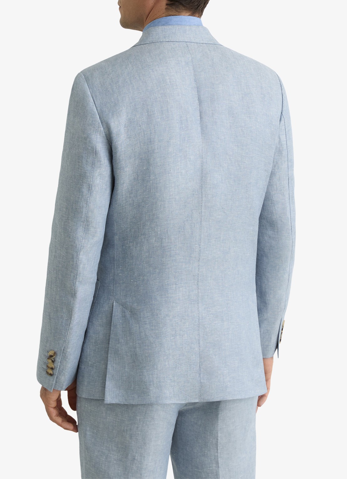 Reiss Regular fit colbert met steekzakken - achterkant 6 lichtblauw