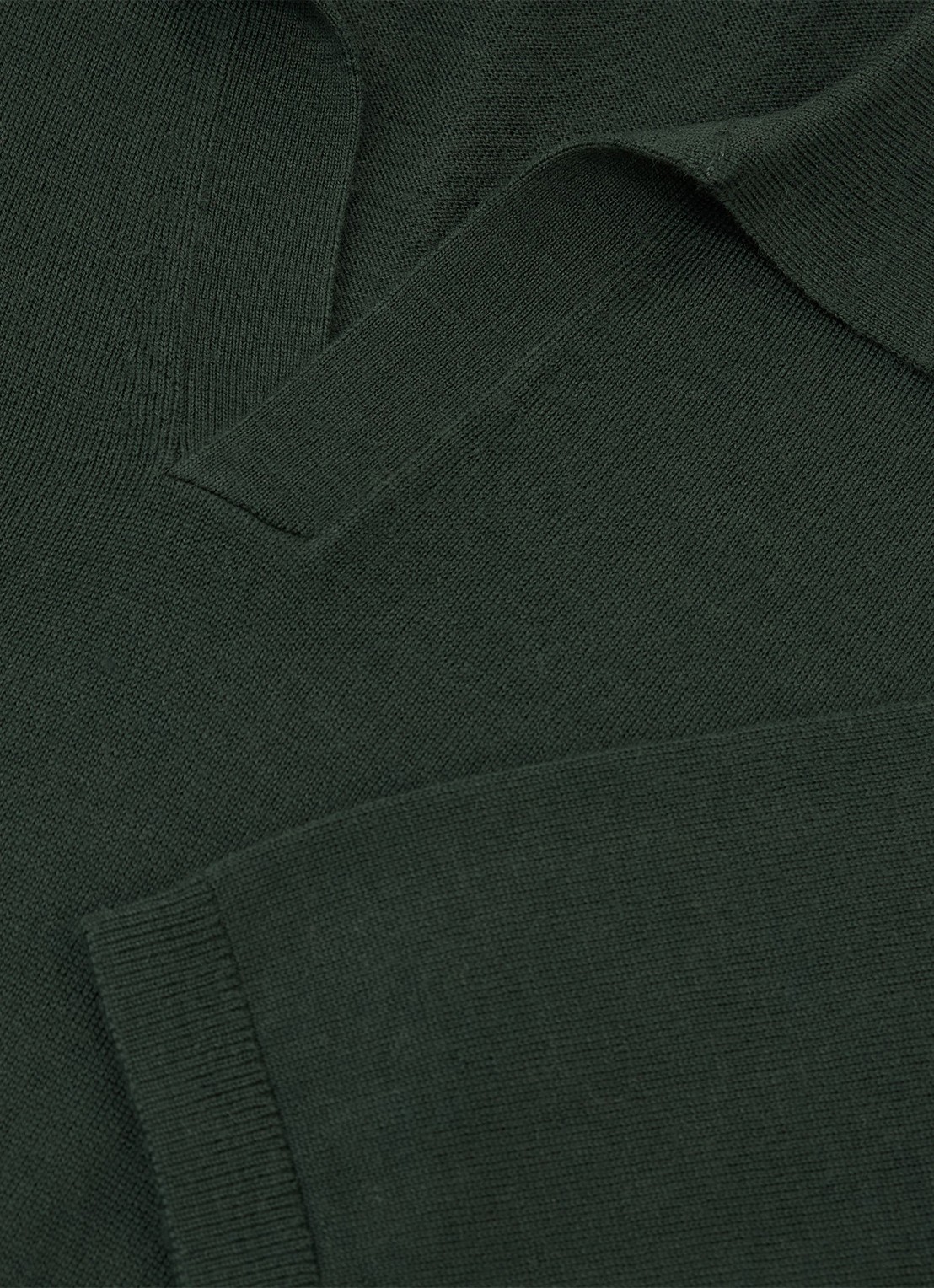 Reiss Regular fit polo met gemêleerd dessin - detail 4 dark green / groen