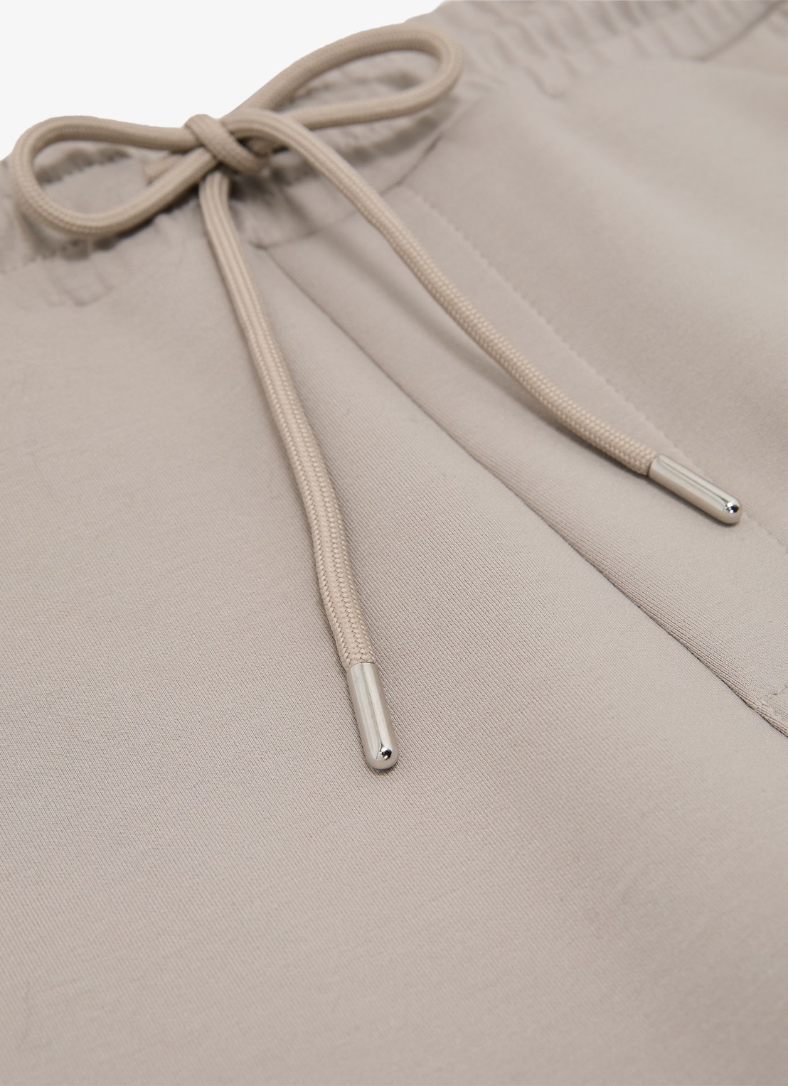 Reiss Reid straight fit korte broek met steekzakken - detail 4 stone / beige