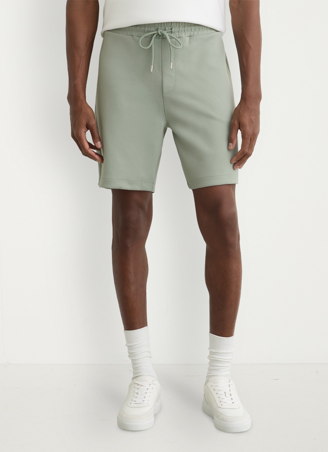 Reiss Reid straight fit korte broek met steekzakken - detail 2 mint