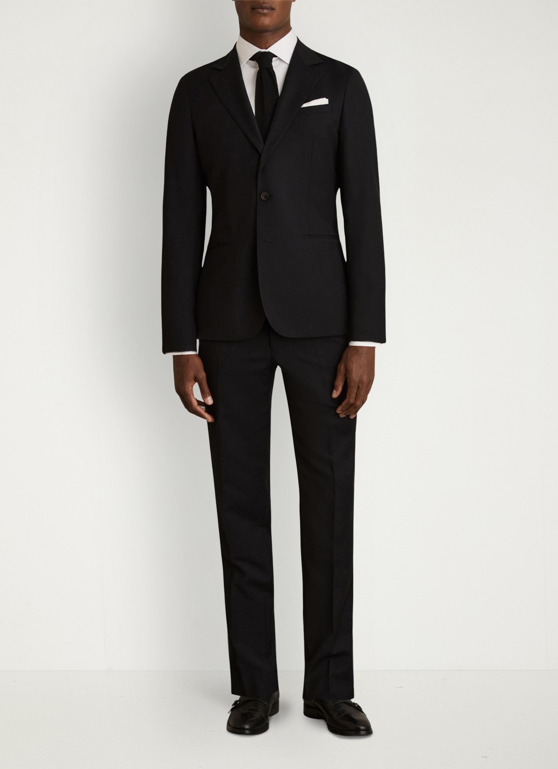 Reiss Remote slim fit overhemd met cut-away kraag - voorkant 2 wit