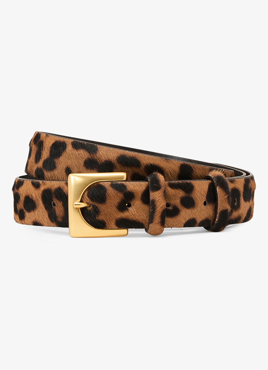 Reiss Riem met panterprint - voorkant 3 lichtbruin