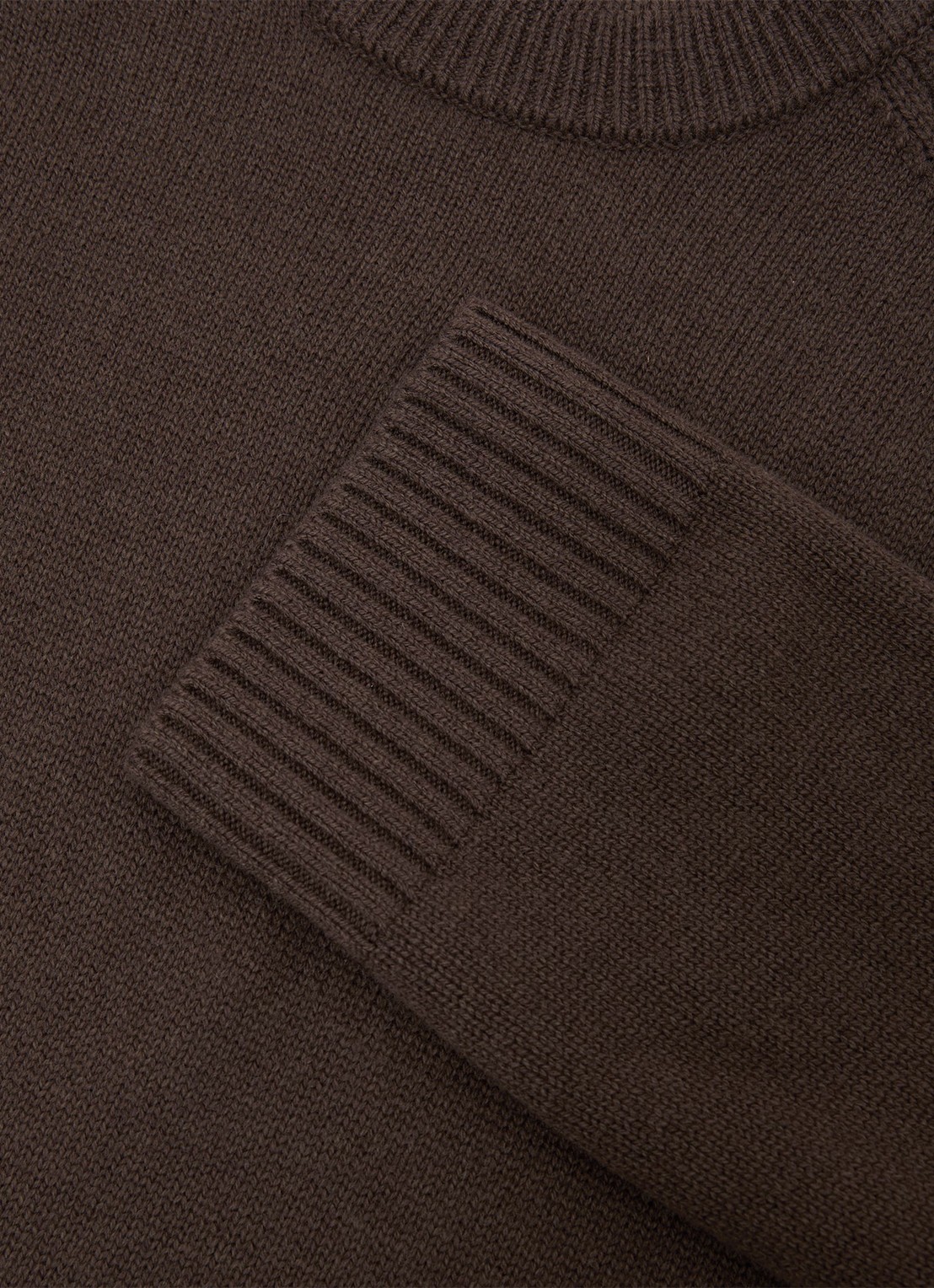Reiss RILEY fijngebreide trui in kasjmierblend  - detail 4 bruin