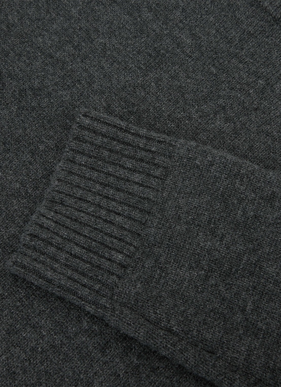 Reiss RILEY fijngebreide trui in kasjmierblend  - detail 4 grijs