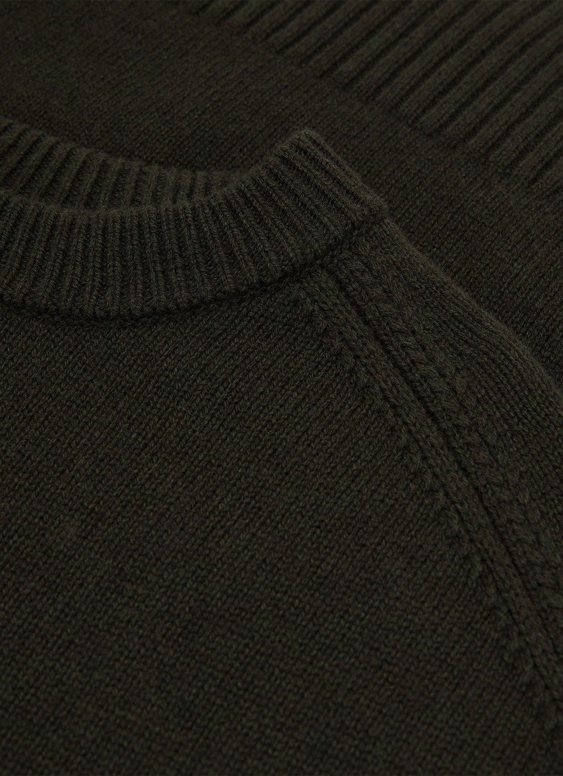 Reiss RILEY fijngebreide trui in kasjmierblend  - detail 7 khaki