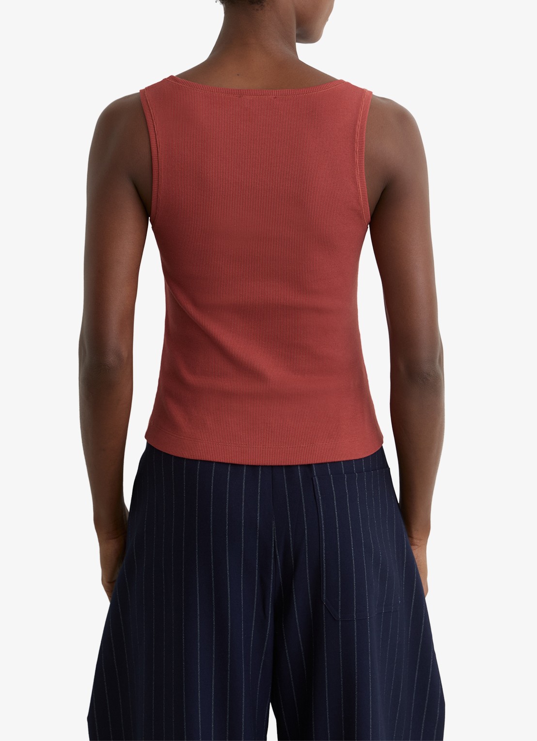 Reiss Riva tanktop met stretch - achterkant 3 rood