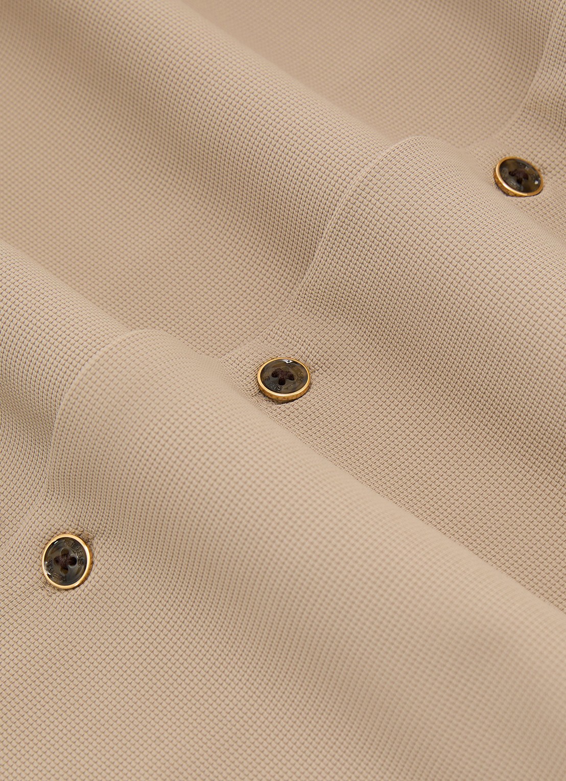 Reiss River regular fit overhemd met structuur - detail 3 beige