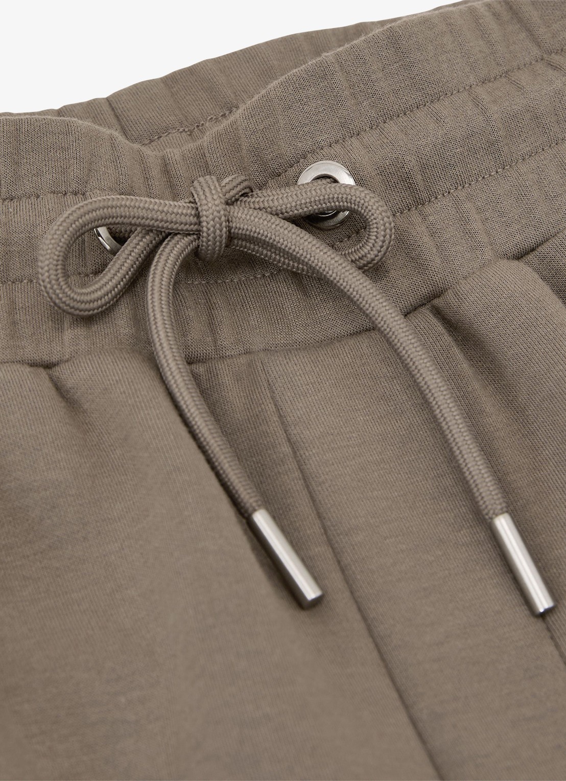 Reiss Rivo straight fit joggingbroek met steekzakken - detail 5 donkerbeige