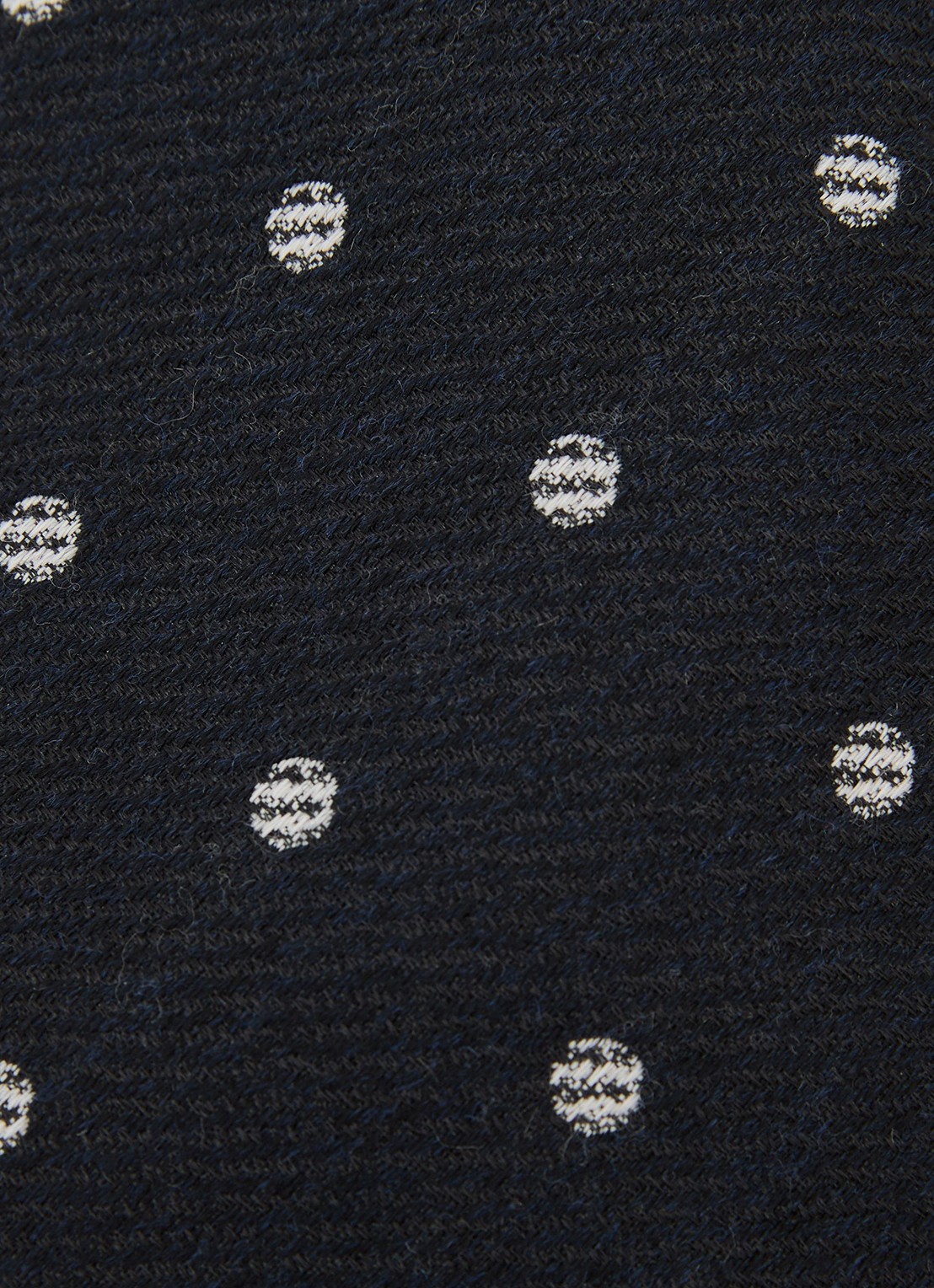 Reiss Rocco stropdas in wolblend - detail 5 navy / blauw