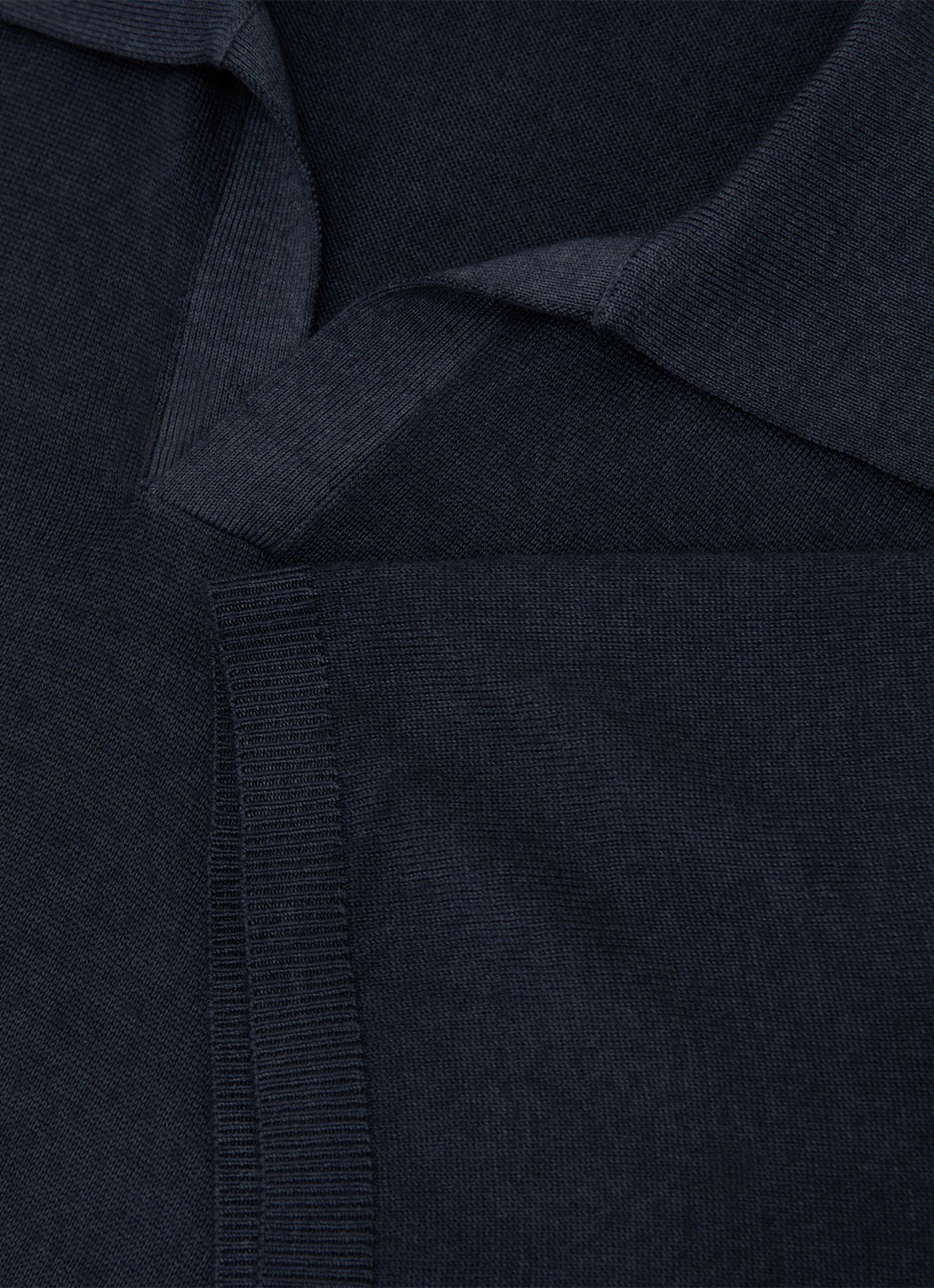 Reiss Rook regular fit polo met structuur - detail 5 navy / blauw