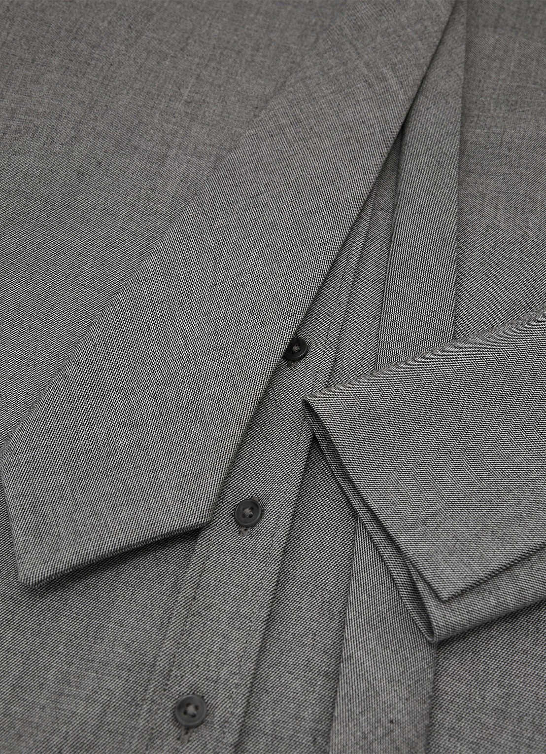 Reiss Rosaria blouse met afneembare stropdas - detail 4 donkergrijs