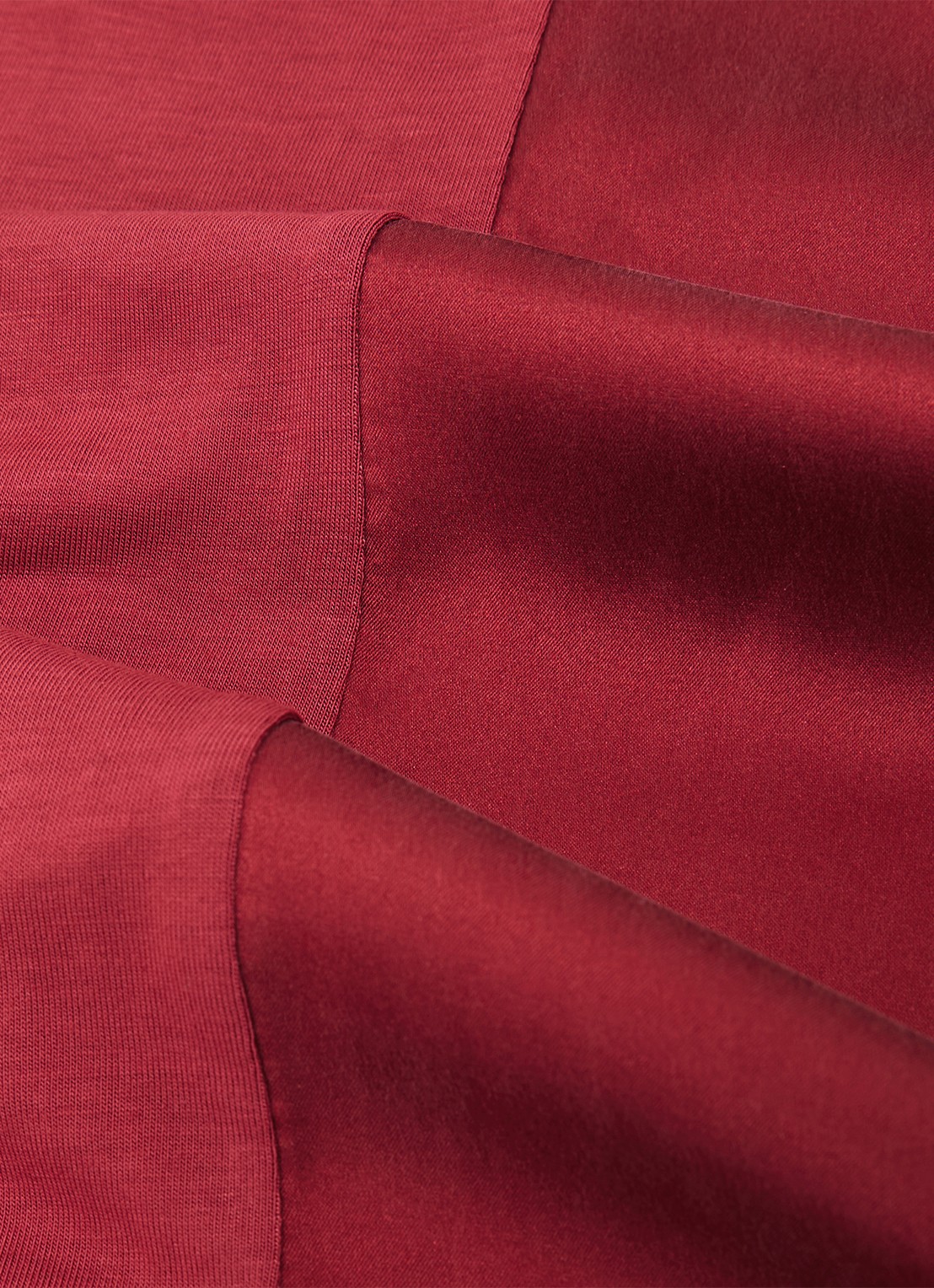 Reiss Ruby top van zijde - detail 4 rood