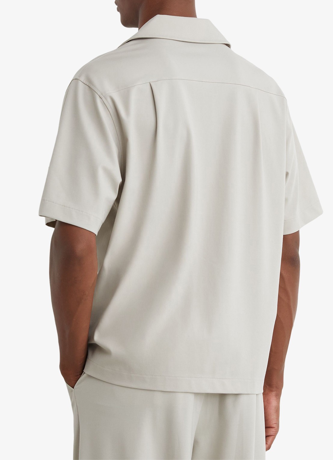 Reiss Russo regular fit overhemd - achterkant 3 beige