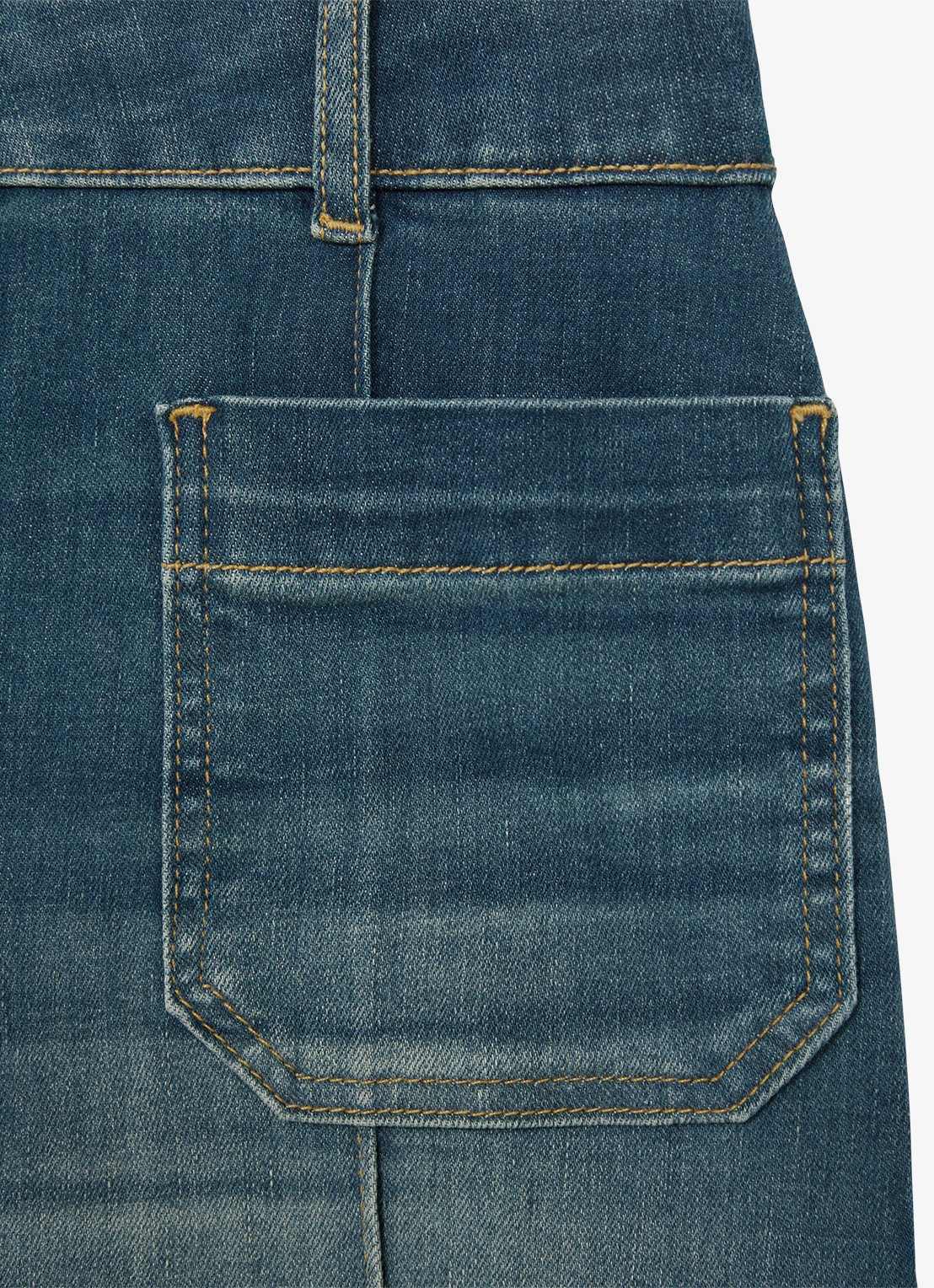 Reiss Sakura high waist flared jeans  - detail 5 blauw
