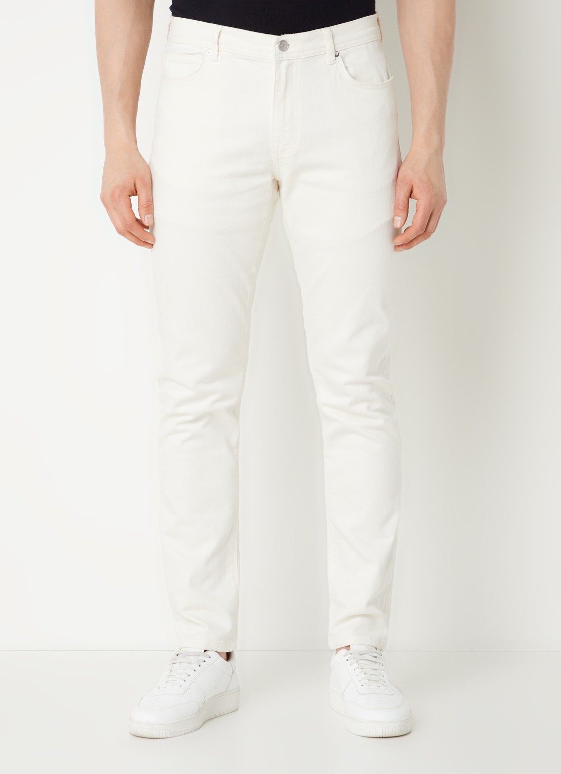 Reiss Santorini slim fit jeans met gekleurde wassing - detail 2 ecru / wit