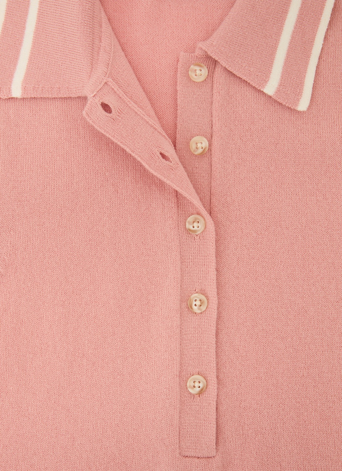 Reiss Saskia fijngebreide mouwloze top in kasjmierblend  - detail 6 roze