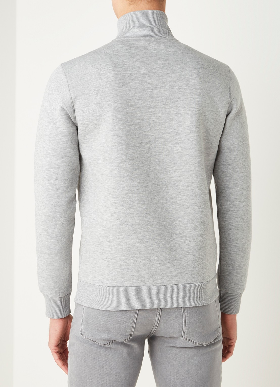 Reiss Sebastian pullover met col en halve rits - achterkant 4 undefined
