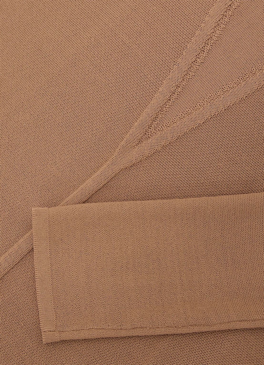 Reiss Selene gebreide top met transparante details - detail 4 camel