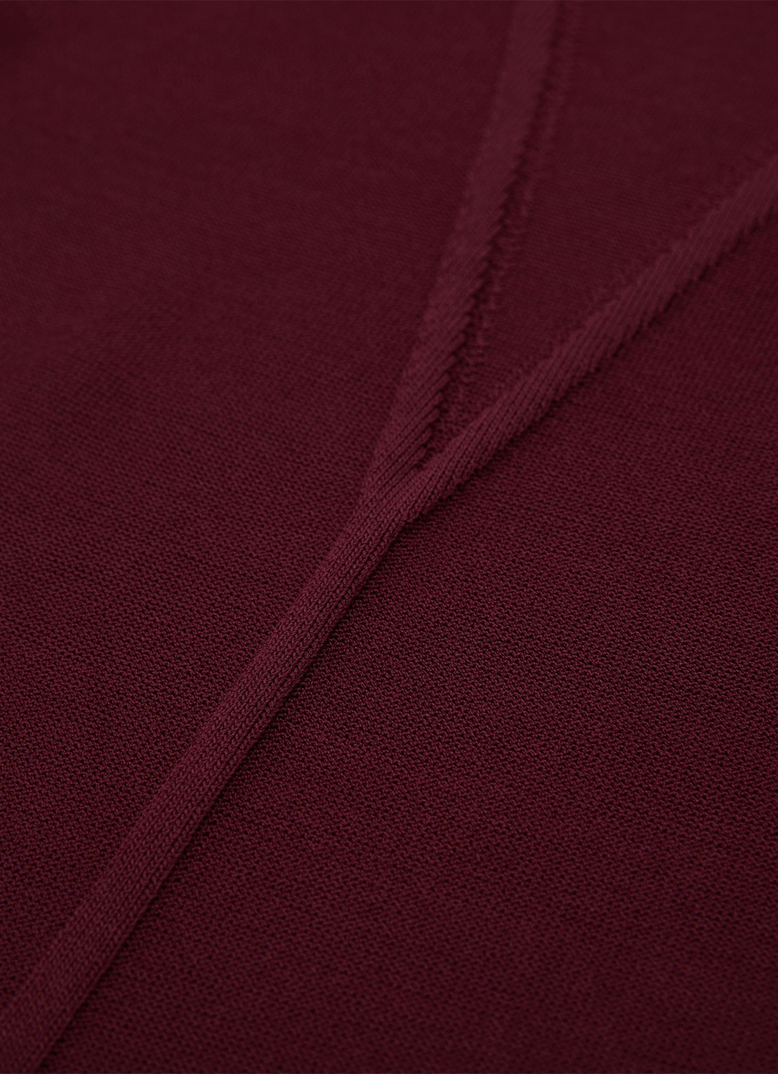Reiss Selene gebreide top met transparante details - detail 7 bordeauxrood