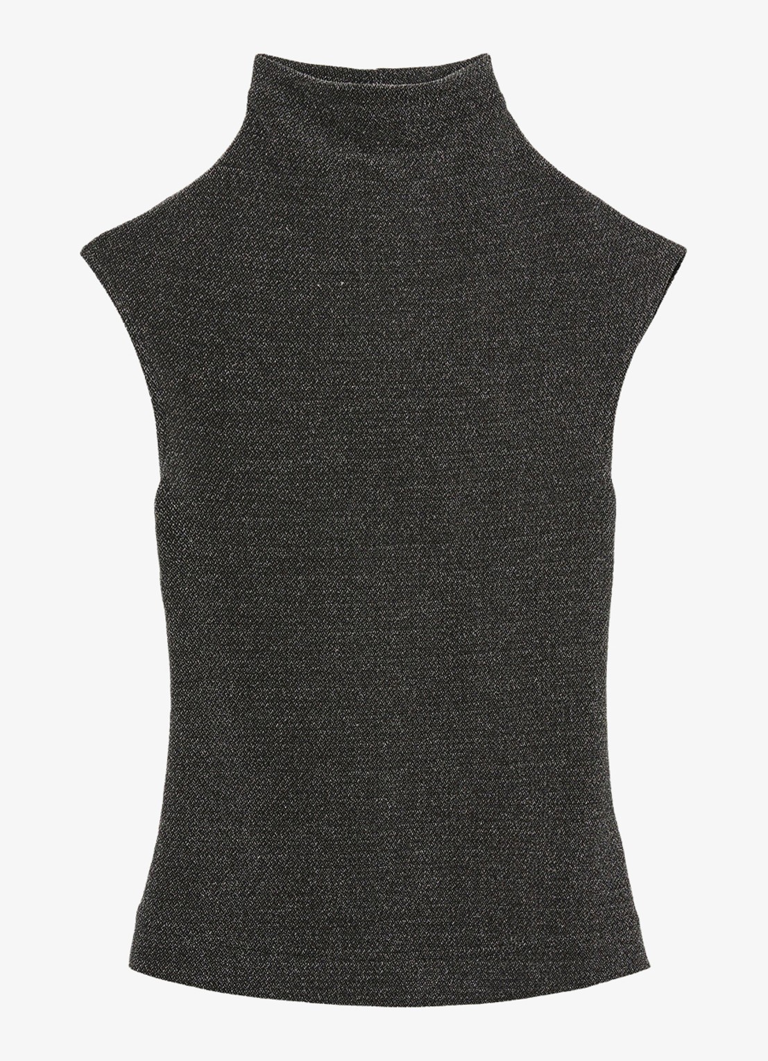 Reiss Seranne top met lurex - voorkant 2 zilver