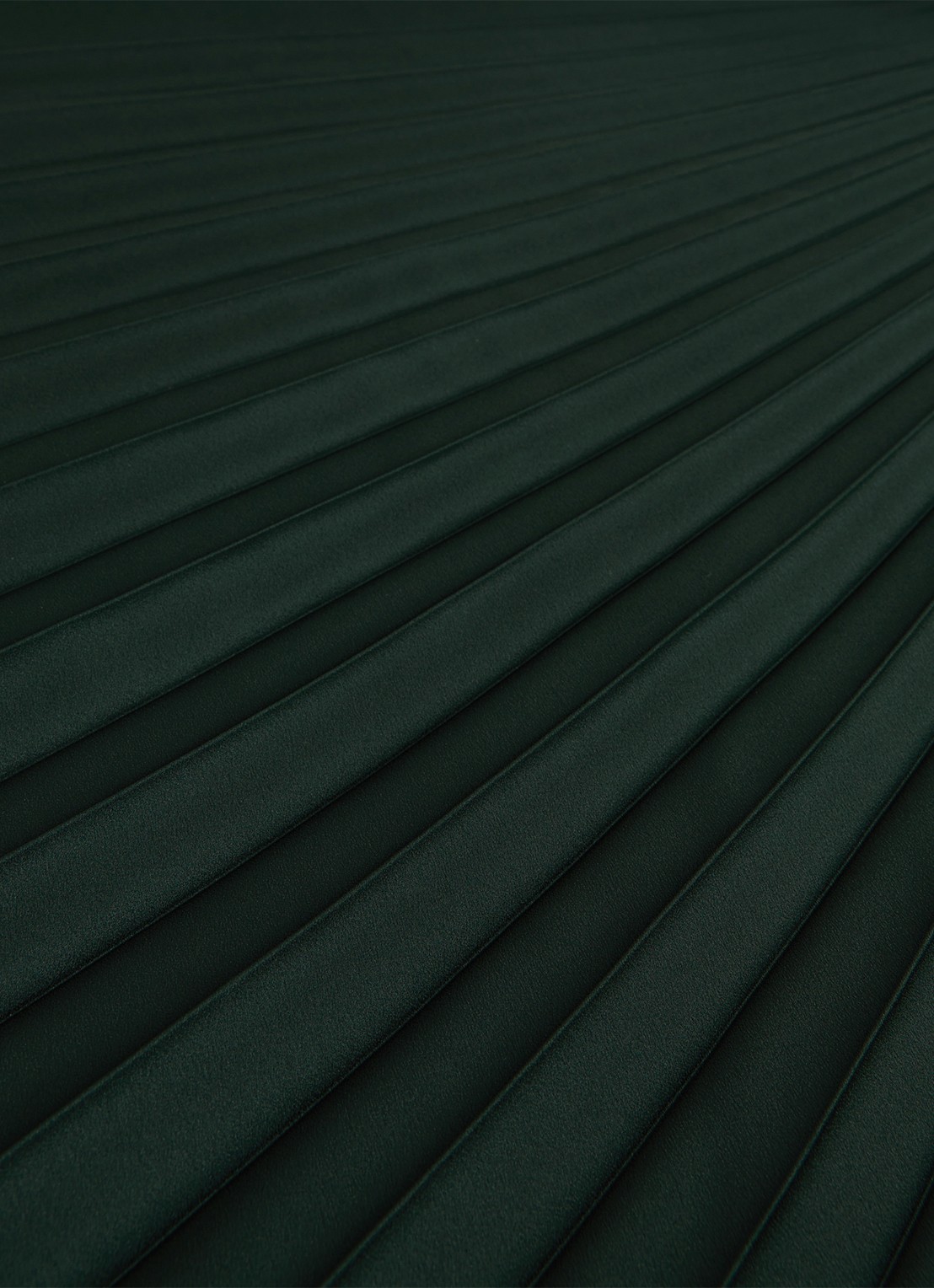 Reiss Seren midi rok met plissé - detail 6 donkergroen