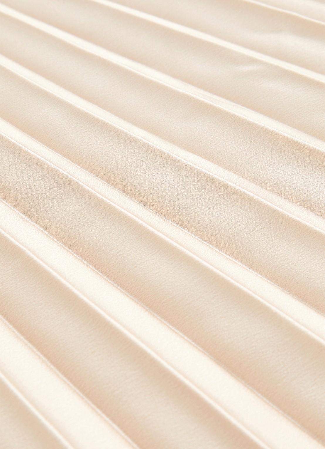 Reiss Seren midi rok met plissé - detail 5 beige