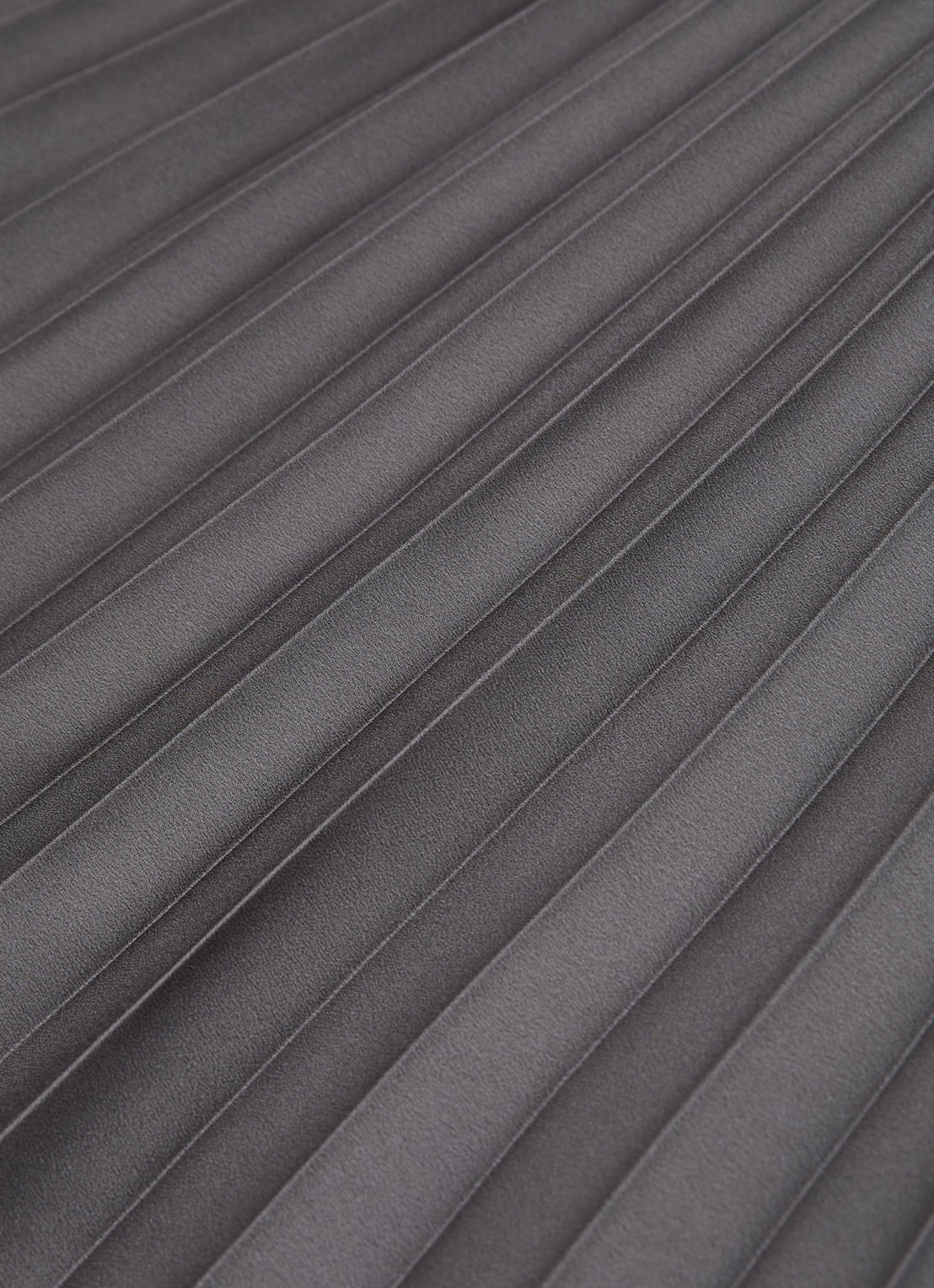 Reiss Seren midi rok met plissé - detail 6 grey / grijs