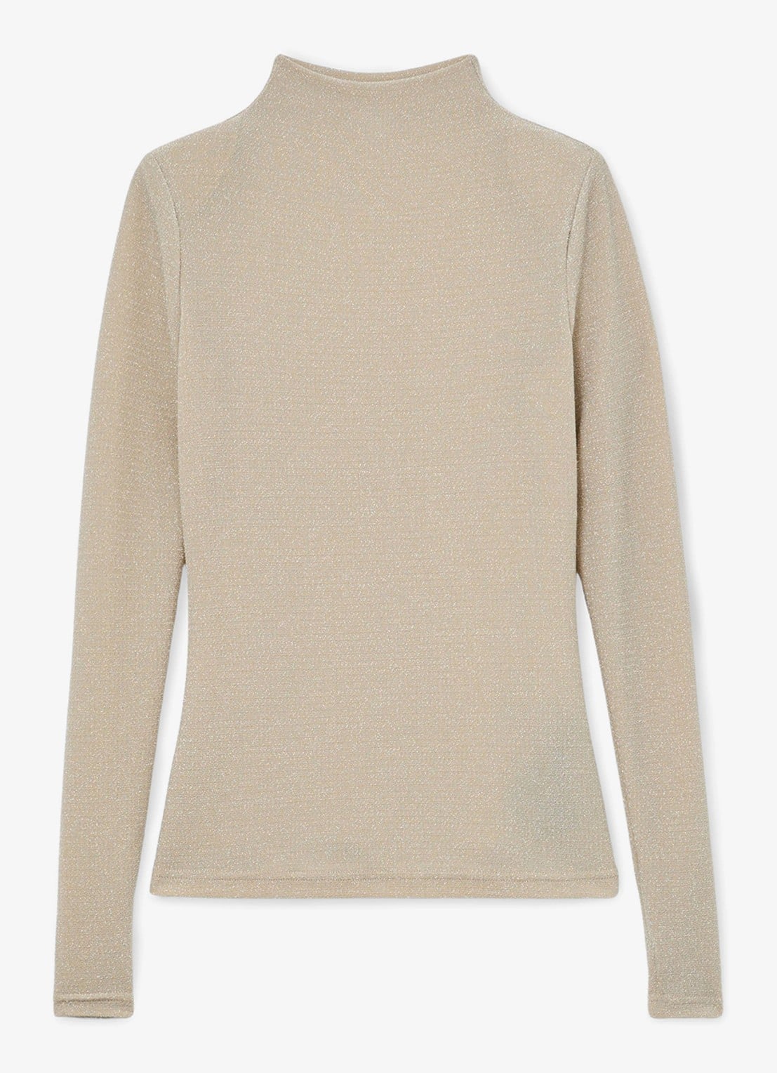 Reiss Serena top in wolblend met glitter - voorkant 5 zilver