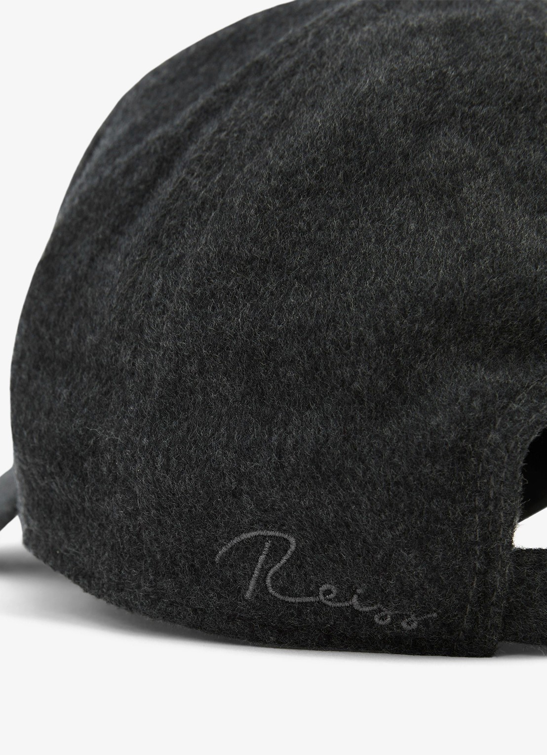 Reiss Sienna pet in wolblend - detail 2 grijs