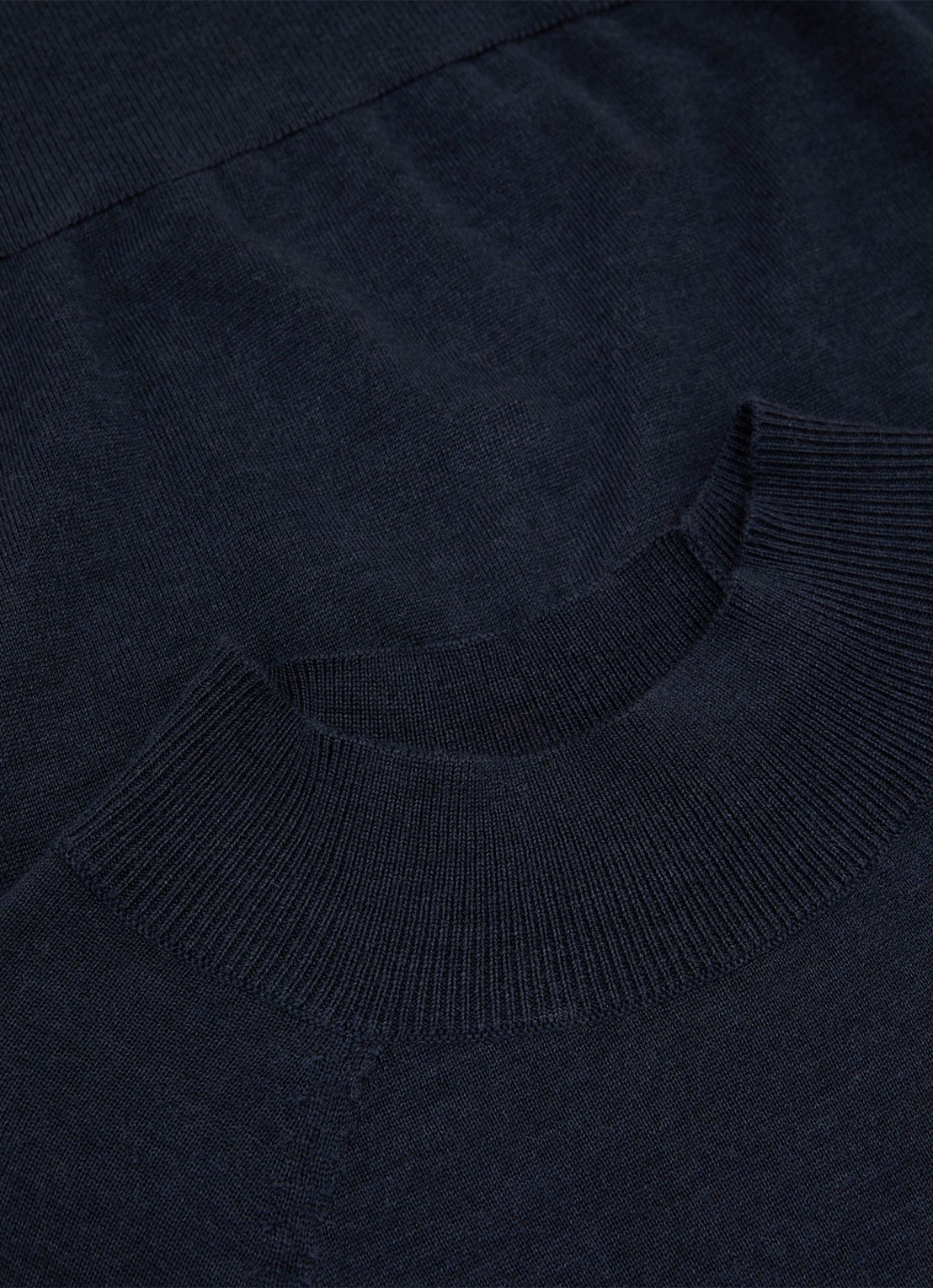 Reiss Sienna top in wolblend met opstaande kraag - detail 3 blauw