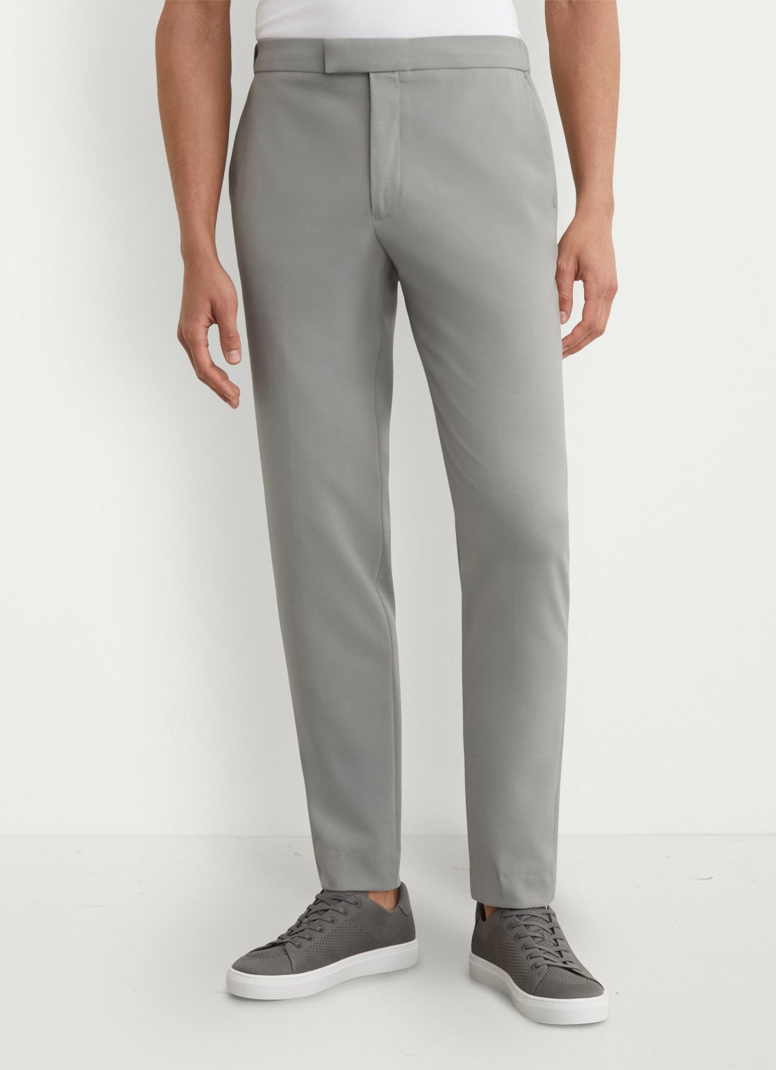 Reiss Slim fit pantalon met steekzakken - detail 2 grijs