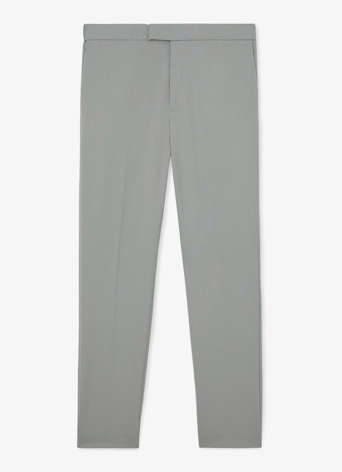 Reiss Slim fit pantalon met steekzakken - voorkant 6 grijs