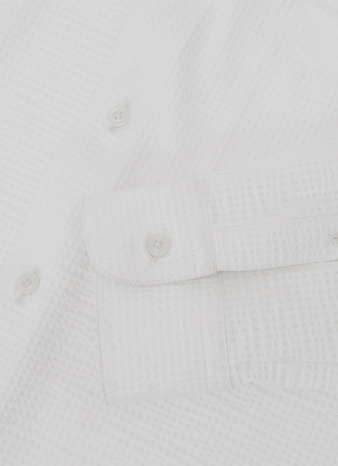 Reiss Solarko regular fit overhemd met structuur - detail 3 white / wit