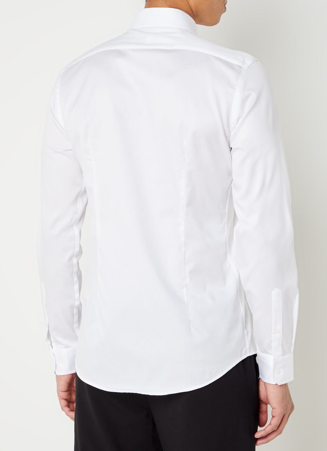 Reiss Storm slim fit overhemd met stretch  - achterkant 2 wit