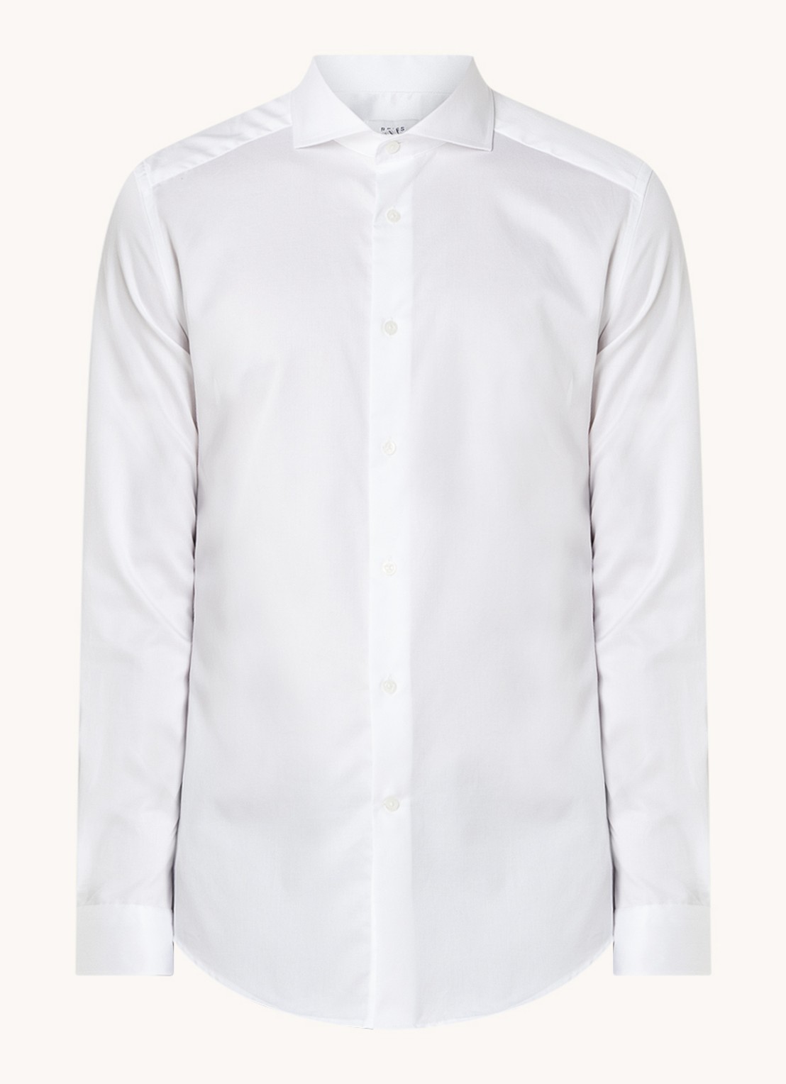 Reiss Storm slim fit overhemd met stretch  - voorkant 3 wit
