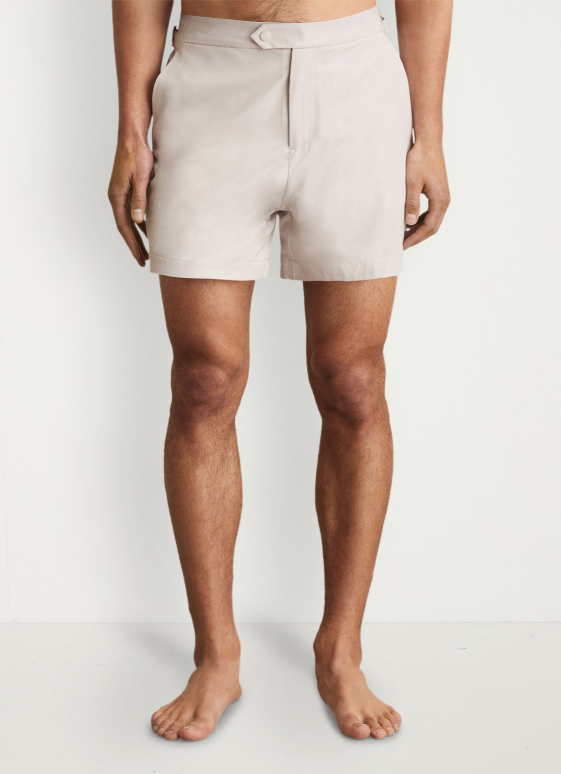 Reiss SUN Side-Adjuster Swim Shorts - detail 4 gebroken wit
