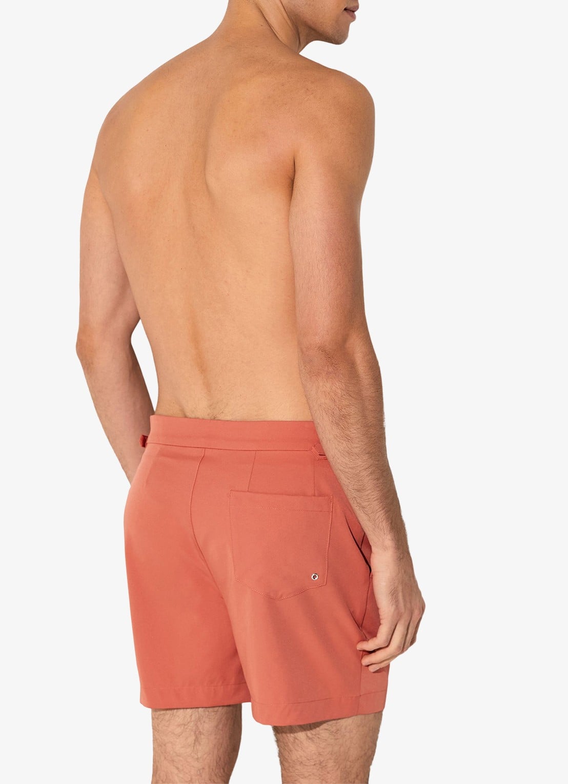 Reiss Sun zwemshort met steekzakken - achterkant 6 oranje